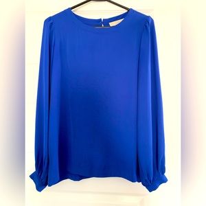 Loft cobalt blue blouse